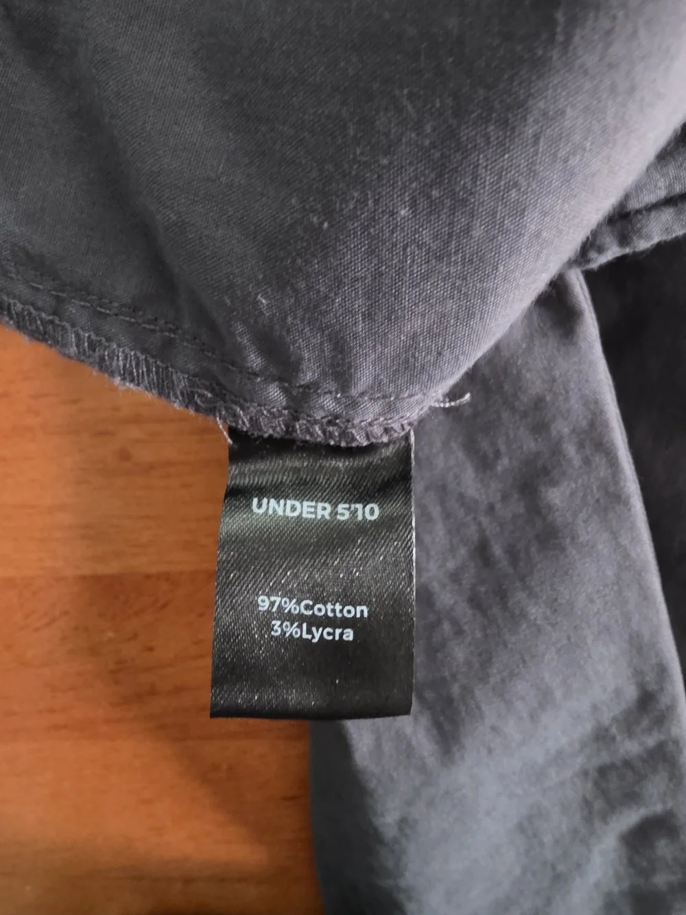 Under 510 Grey Tapered Chino Pants. 34x26